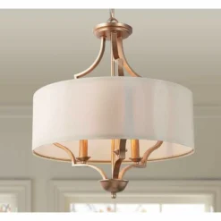 Fanes 17" Wide Gold 3-Light Chandelier