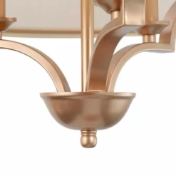 Fanes 17" Wide Gold 3-Light Chandelier -Outlet The Radiantix Store fanes 17 inch wide gold 3 light chandelier 239e3views1