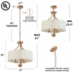 Fanes 17" Wide Gold 3-Light Chandelier -Outlet The Radiantix Store fanes 17 inch wide gold 3 light chandelier 239e3views5