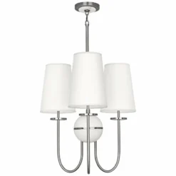 Fineas 22 1/2" Wide Dark Antique Nickel 3-Light Chandelier