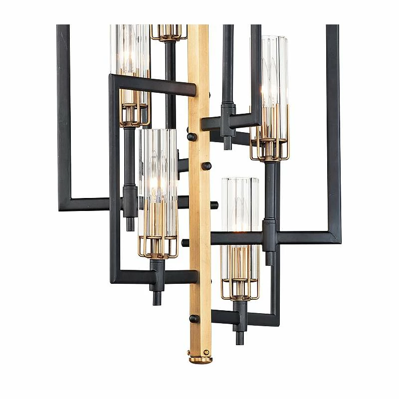 Maxim Flambeau 19 1/4" Wide Black Antique Brass 6-Light Pendant 5 Maxim Flambeau 19 1/4" Wide Black Antique Brass 6-Light Pendant - Image 3