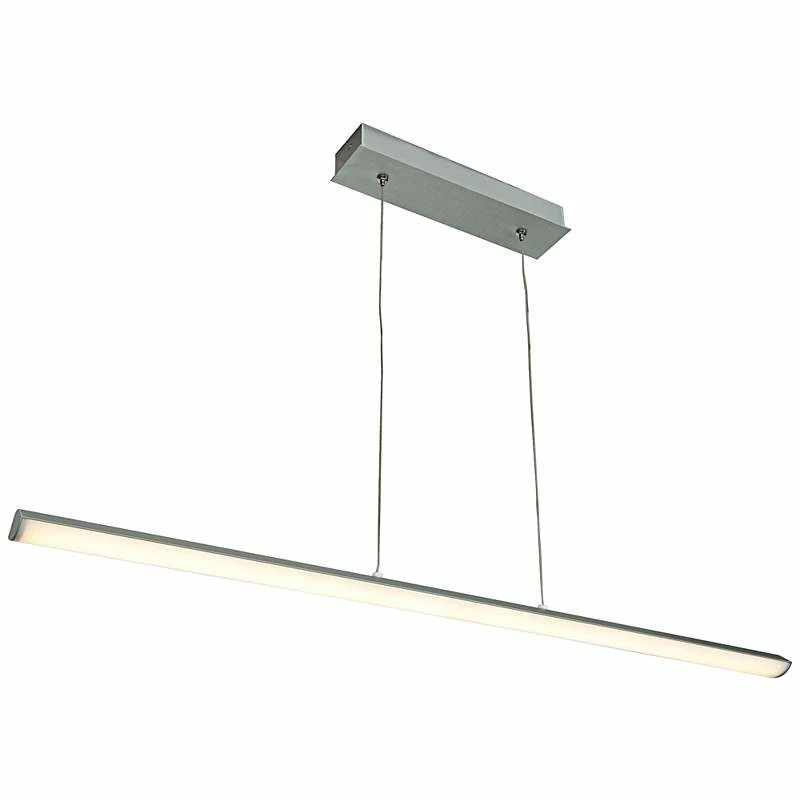 Float 36" Wide Silver LED Kitchen Island Light Chandelier 5 Float 36" Wide Silver LED Kitchen Island Light Chandelier - Image 3