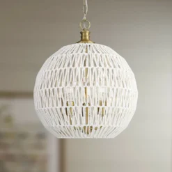 Golden Lighting Florence 18 1/2"W Brushed Champagne Bronze 3-Light Pendant