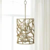 Fredrick Ramond Eve 14 1/2"W Champagne Gold Pendant Light -Outlet The Radiantix Store fredrick ramond eve 14 and one half inchw champagne gold pendant light 1v280cropped