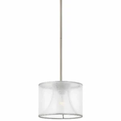 Fredrick Ramond Mime 10" Wide Brushed Nickel Mini Pendant -Outlet The Radiantix Store fredrick ramond mime 10 inch wide brushed nickel mini pendant 4y222