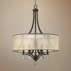 Fredrick Ramond Mime 30 1/4" Wide Bronze Chandelier