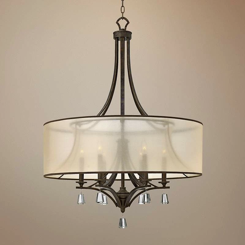 Fredrick Ramond Mime 30 1/4" Wide Bronze Chandelier 3 Fredrick Ramond Mime 30 1/4" Wide Bronze Chandelier