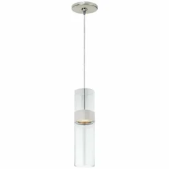 FreeJack Manette LED Clear Glass Mini-Pendant -Outlet The Radiantix Store freejack manette led clear glass mini pendant 26n50