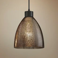 Fusion™ 10 1/2" Wide Dark Bronze Large Mini Pendant