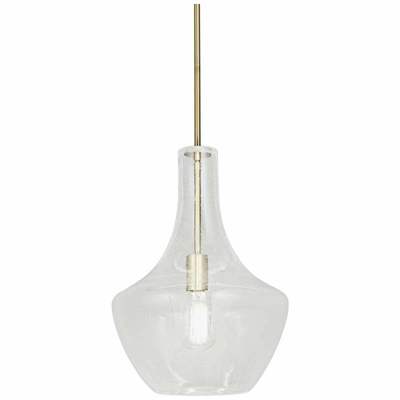 Fusion™ Harlow 14" Wide Brushed Brass Pendant Light 4 Fusion™ Harlow 14" Wide Brushed Brass Pendant Light - Image 2