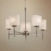 Fusion™ Union 23 1/2" W Brushed Nickel 5-Light Chandelier 2 Fusion™ Union 23 1/2" W Brushed Nickel 5-Light Chandelier -Outlet The Radiantix Store fusion union 23 and one half inch w brushed nickel 5 light chandelier 53v36cropped