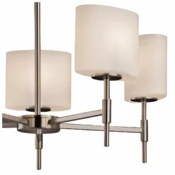 Fusion™ Union 23 1/2" W Brushed Nickel 5-Light Chandelier 7 Fusion™ Union 23 1/2" W Brushed Nickel 5-Light Chandelier -Outlet The Radiantix Store fusion union 23 and one half inch w brushed nickel 5 light chandelier 53v36views1