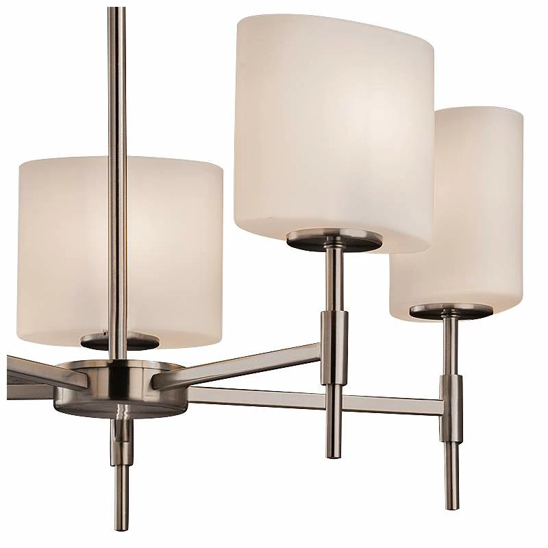 Fusion™ Union 23 1/2" W Brushed Nickel 5-Light Chandelier 5 Fusion™ Union 23 1/2" W Brushed Nickel 5-Light Chandelier - Image 3