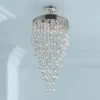 Galaxy 20" Wide Chrome And Crystal 9-Light Chandelier -Outlet The Radiantix Store galaxy 20 inch wide chrome and crystal 9 light chandelier 39v53cropped
