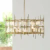 Garroway 24" Wide Aged Brass 6-Light Chandelier -Outlet The Radiantix Store garroway 24 inch wide aged brass 6 light chandelier 95v36cropped