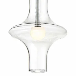 George Kovacs Bottleneck 6 1/2" Wide Chrome LED Mini Pendant -Outlet The Radiantix Store george kovacs bottleneck 6 and one half inch wide chrome led mini pendant 78g32views1