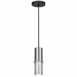 George Kovacs Larry 3 1/2" Wide Satin Aluminum Mini Pendant -Outlet The Radiantix Store george kovacs larry 3 and one half inch wide satin aluminum mini pendant 29433views1