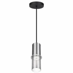 George Kovacs Larry 3 1/2" Wide Satin Aluminum Mini Pendant -Outlet The Radiantix Store george kovacs larry 3 and one half inch wide satin aluminum mini pendant 29433views2