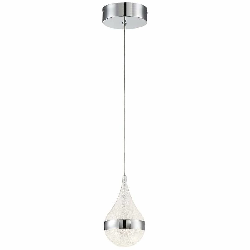 George Kovacs Moonshot 4 3/4"W Chrome LED Mini Pendant Light 4 George Kovacs Moonshot 4 3/4"W Chrome LED Mini Pendant Light - Image 2