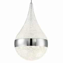 George Kovacs Moonshot 4 3/4"W Chrome LED Mini Pendant Light 7 George Kovacs Moonshot 4 3/4"W Chrome LED Mini Pendant Light -Outlet The Radiantix Store george kovacs moonshot 4 and three quarter inchw chrome led mini pendant light 78g14views1