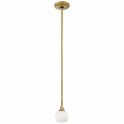 George Kovacs Pontil 4" Wide Honey Gold Opal Glass Modern Mini Pendant -Outlet The Radiantix Store george kovacs pontil 4 inch wide honey gold opal glass modern mini pendant 15j03views1