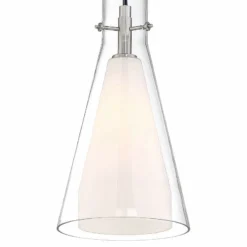 George Kovacs Taper 7"W Brushed Nickel Mini Pendant Light 7 George Kovacs Taper 7"W Brushed Nickel Mini Pendant Light -Outlet The Radiantix Store george kovacs taper 7 inchw brushed nickel mini pendant light 78g36views1