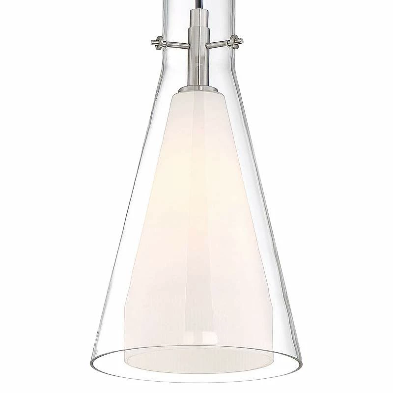 George Kovacs Taper 7"W Brushed Nickel Mini Pendant Light 5 George Kovacs Taper 7"W Brushed Nickel Mini Pendant Light - Image 3