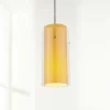 Glass 'n Glass 4 1/2"W Amber Glass LED Mini Pendant -Outlet The Radiantix Store glass n glass 4 and one half inchw amber glass led mini pendant 12m29cropped