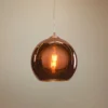 Glow 10" Wide Modern Brushed Copper Glass Mini Pendant 2 Glow 10" Wide Modern Brushed Copper Glass Mini Pendant -Outlet The Radiantix Store glow 10 inch wide modern brushed copper glass mini pendant 9m579cropped