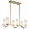 Gollin 30" Wide Gold Metal 6-Light Island Chandelier 2 Gollin 30" Wide Gold Metal 6-Light Island Chandelier -Outlet The Radiantix Store gollin 30 inch wide gold metal 6 light island chandelier 525e5