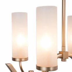 Gollin 30" Wide Gold Metal 6-Light Island Chandelier -Outlet The Radiantix Store gollin 30 inch wide gold metal 6 light island chandelier 525e5views2