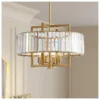 Gretel 19 1/2" Wide Soft Gold And Crystal 4-Light Pendant -Outlet The Radiantix Store gretel 19 and one half inch wide soft gold and crystal 4 light pendant 379m2cropped
