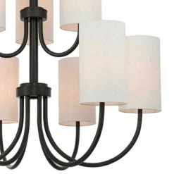 Haddonfield 42 1/2"W English Bronze 9-Light Foyer Chandelier -Outlet The Radiantix Store haddonfield 42 and one half inchw english bronze 9 light foyer chandelier 69m91views1