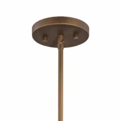 Halsted 20" Wide Linen Shade And Brushed Bronze Pendant Light -Outlet The Radiantix Store halsted 20 inch wide linen shade and brushed bronze pendant light t8841views3