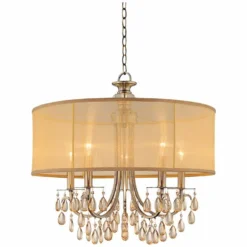 Hampton Collection Antique Brass 24" Wide Chandelier 7 Hampton Collection Antique Brass 24" Wide Chandelier -Outlet The Radiantix Store hampton collection antique brass 24 inch wide chandelier m4020