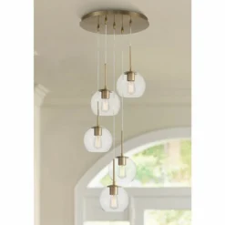 Haniger 19 1/4" Wide Soft Gold Multi-Light Pendant