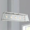 Harrow 44" Wide Polished Nickel Kitchen Island Light Pendant