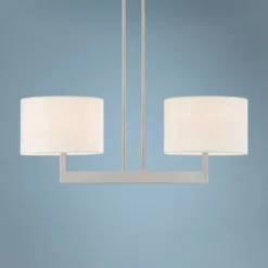 Livex Lighting Hayworth 30 1/4" Wide Nickel Kitchen Island Light Chandelier