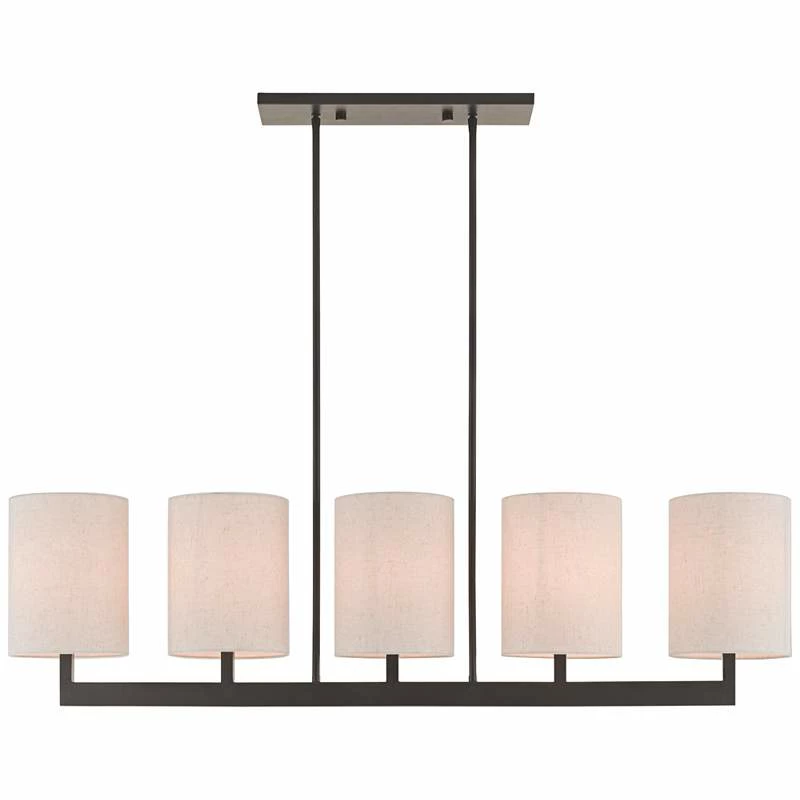 Hayworth 49" Wide Bronze Kitchen Island Light Chandelier 4 Hayworth 49" Wide Bronze Kitchen Island Light Chandelier - Image 2