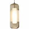 AFX Hermosa 6" Wide Nickel Brown Glass LED Mini Pendant Light -Outlet The Radiantix Store hermosa 6 inch wide nickel brown glass led mini pendant light 88a27