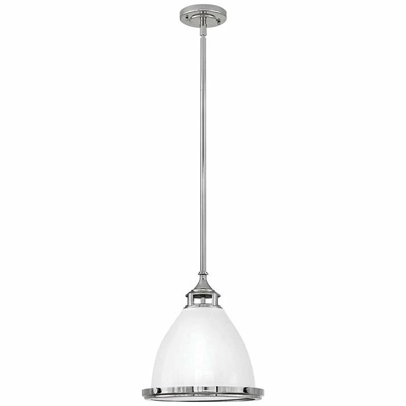 Hinkley Amelia 13" Wide Polished White Pendant Light 4 Hinkley Amelia 13" Wide Polished White Pendant Light - Image 2