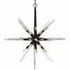 Hinkley Ariel 36"W Black 16-Light Starburst Pendant Light -Outlet The Radiantix Store hinkley ariel 36 inchw black 16 light starburst pendant light 86n47