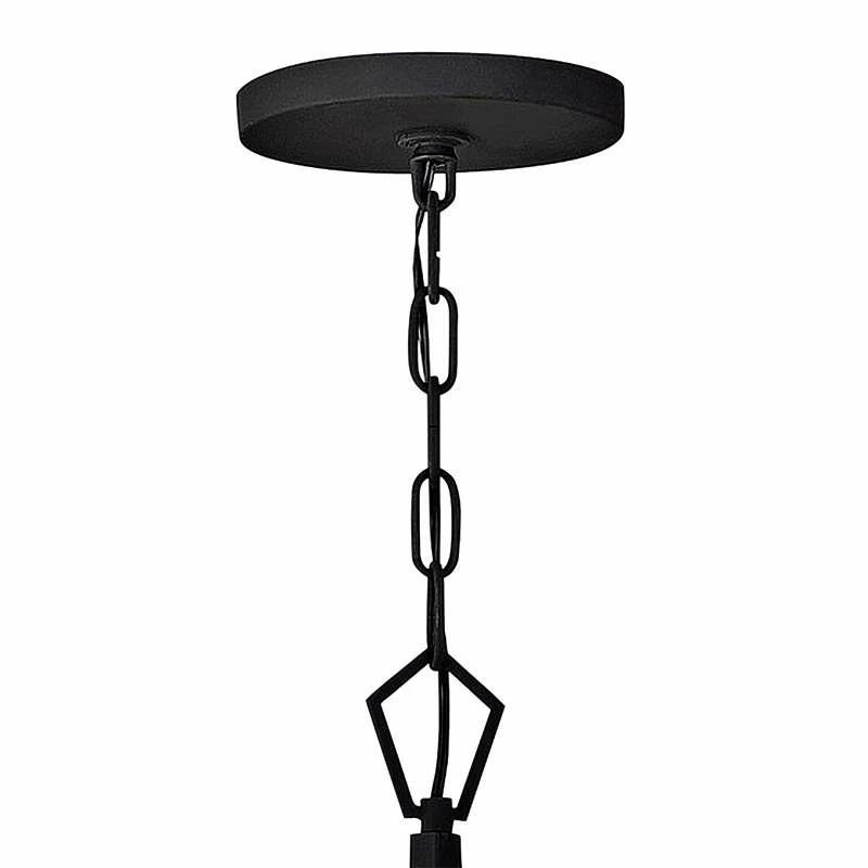 Hinkley Ariel 36"W Black 16-Light Starburst Pendant Light 5 Hinkley Ariel 36"W Black 16-Light Starburst Pendant Light - Image 3