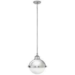 Hinkley Fletcher 13 1/2" Wide Polished Nickel Pendant Light -Outlet The Radiantix Store hinkley fletcher 13 and one half inch wide polished nickel pendant light 11j28views1