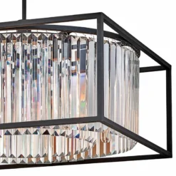 Hinkley Giada 24" Wide Black And Crystal Pendant Chandelier -Outlet The Radiantix Store hinkley giada 24 inch wide black and crystal pendant chandelier 86m61views1