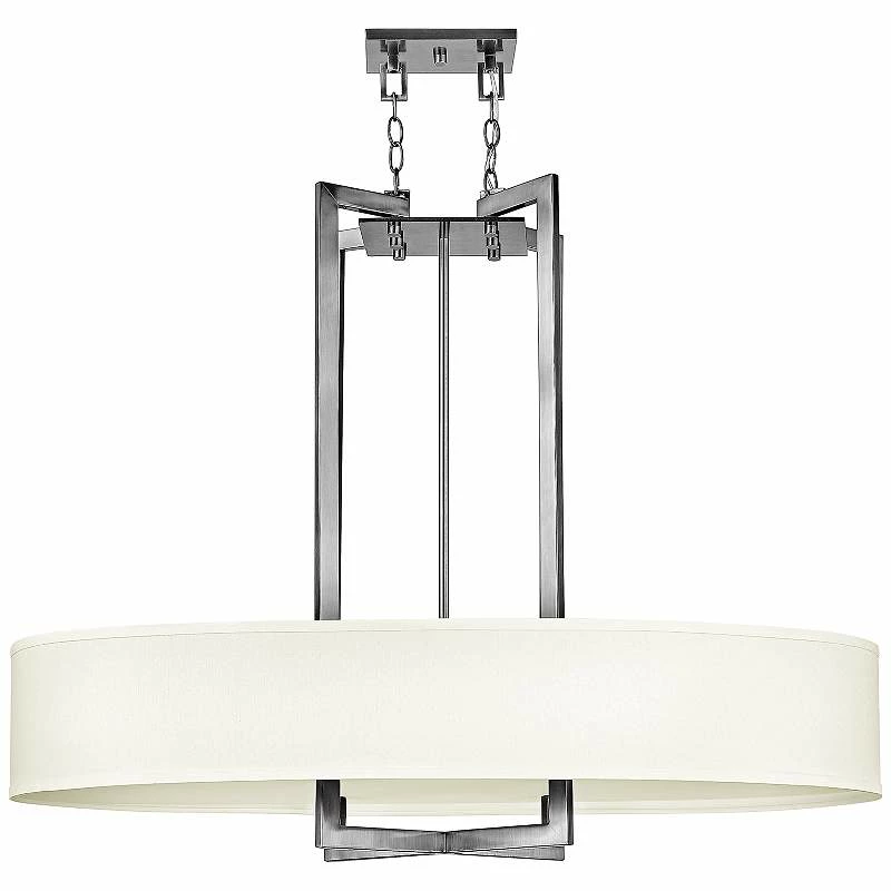 Hinkley Hampton Collection 40" Wide Nickel Pendant Light 4 Hinkley Hampton Collection 40" Wide Nickel Pendant Light - Image 2