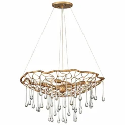 Hinkley Laguna 26" Wide Burnished Gold Net Pendant Light 6 Hinkley Laguna 26" Wide Burnished Gold Net Pendant Light -Outlet The Radiantix Store hinkley laguna 26 inch wide burnished gold net pendant light 70y85