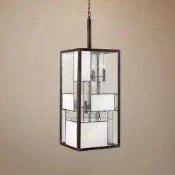 Hinkley Mondrian 12-Light 42" High Bronze Pendant Light