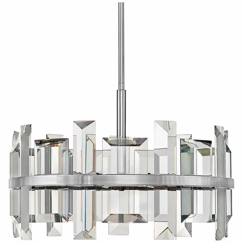 Hinkley Odette 24" Wide Polished Nickel Pendant Light 4 Hinkley Odette 24" Wide Polished Nickel Pendant Light - Image 2