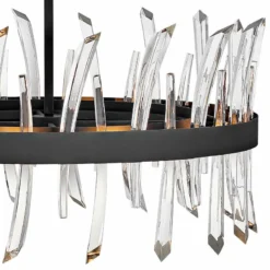 Hinkley Revel 28" Wide Black And Crystal Pendant Light 8 Hinkley Revel 28" Wide Black And Crystal Pendant Light -Outlet The Radiantix Store hinkley revel 28 inch wide black and crystal pendant light 86m99views1